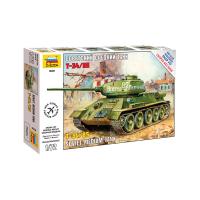 Сборная модель "Советский танк Звезда Т-34/85"