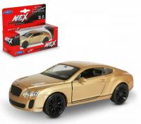 Welly Машинка Bentley Continental Supersports металл 43623W-G золотой
